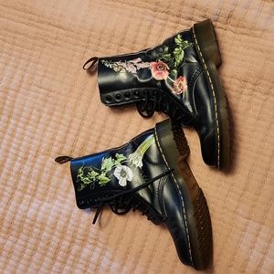 Dr. Martens 1490 WB Wild Botanics Combat Boots Womens
